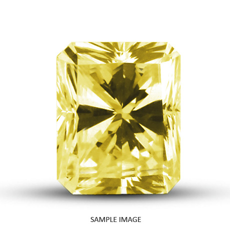 2.17 Carat Very Good Cut Fancy Light Yellow-SI1 Rectangular Radiant Cut AGI Certified Loose Natural Diamond