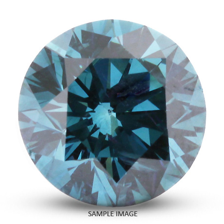 0.46 Carat Very Good Cut Blue-I1 Round Brilliant AGI Certified Loose Natural Diamond
