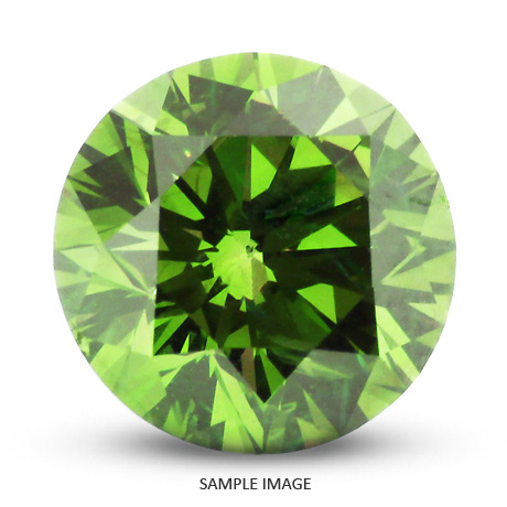 0.87 Carat Ideal Cut Green-SI1 Round Brilliant AGI Certified Loose Natural Diamond